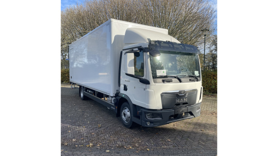 MAN TGL 12.220 4x2 BL CH met Junge gesloten laadbak en laadklep